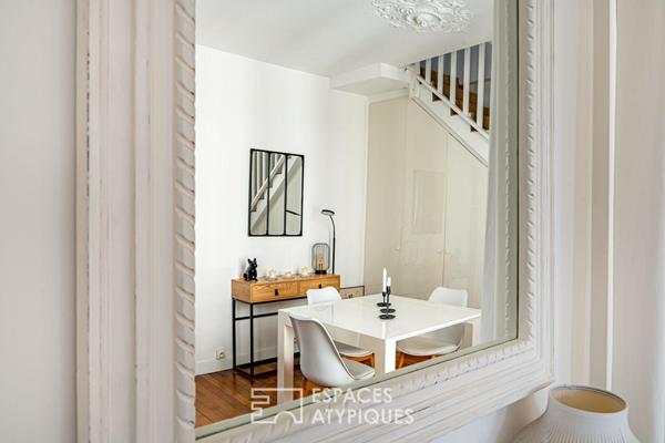 Duplex en dernier étage avec vue sur le beffroi de la mairie