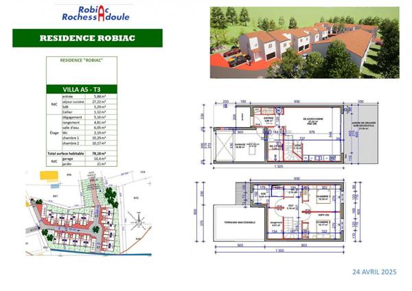 Maison Robiac Rochessadoule 3 pièces 78 m²