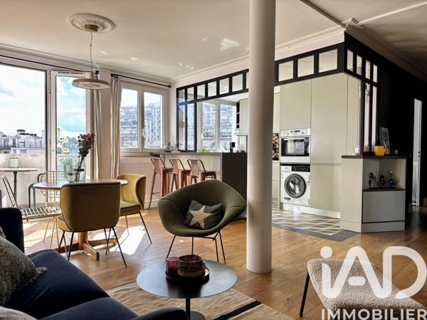 Appartement à vendre 4 pièces 75,28 m² Boulogne-Billancourt