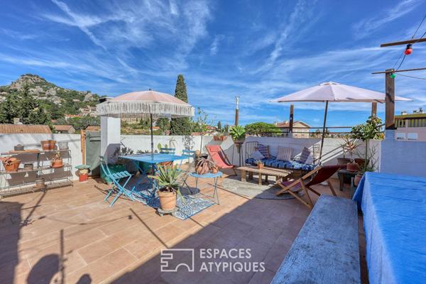 Duplex avec terrasse proche centre-ville