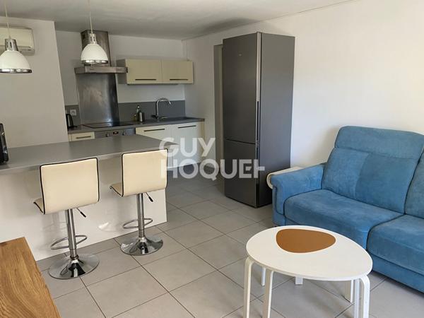 Appartement meublé T2 RDC d'une maison avec terrasse et parking