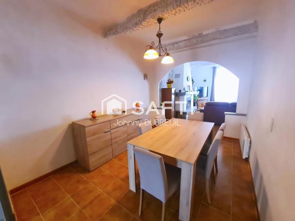 Au Luc-en-Provence – Maison de ville traversante T5 avec grand garage de 80m2