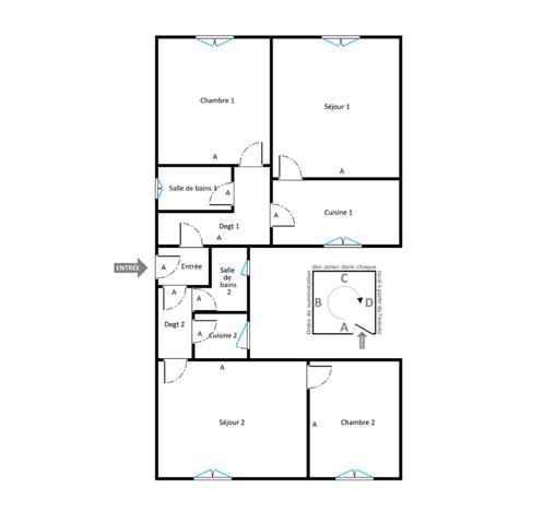 Secteur Nation appartement de 4 pièces