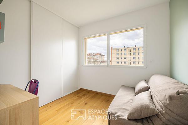 Rooftop et double terrasses avec vue imprenable à Caluire