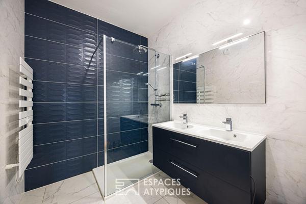 Rooftop et double terrasses avec vue imprenable à Caluire