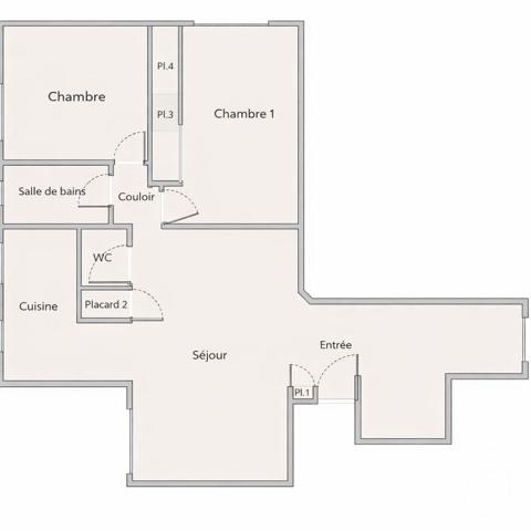 Appartement F4 à vendre  4 pièces - 80 m2 METZ - 57