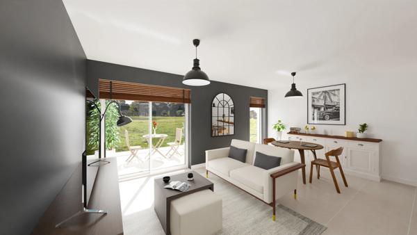 Ay-sur-Moselle – T2 de 55 m² avec terrasse de 12,8 m², cave et stationnement en sous-sol