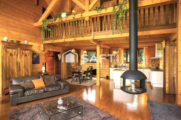 5 min sud de Limoges Splendide maison de bois