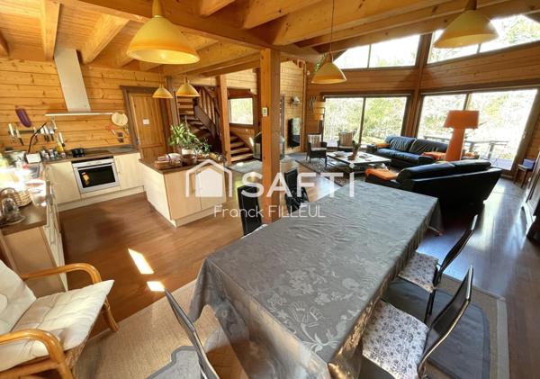 5 min sud de Limoges Splendide maison de bois