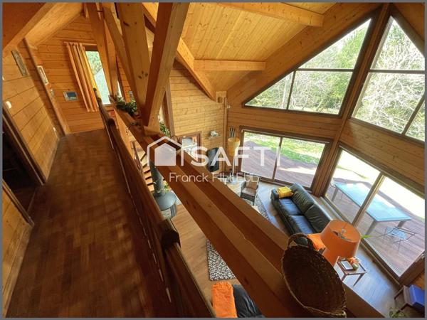 5 min sud de Limoges Splendide maison de bois