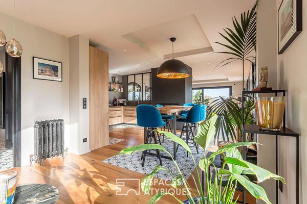 Maison de charme raffinée avec jardin bucolique et piscine