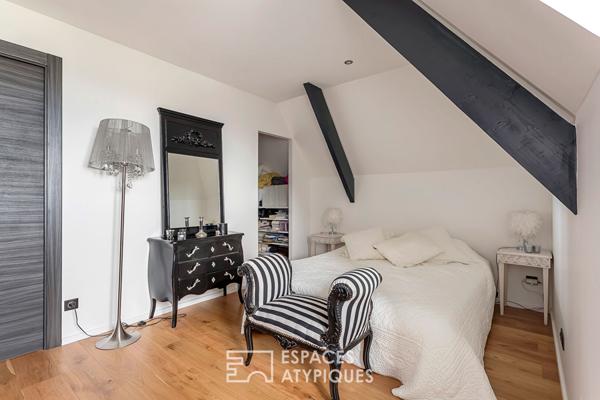 Maison de charme raffinée avec jardin bucolique et piscine