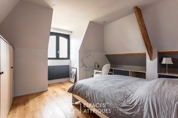 Maison de charme raffinée avec jardin bucolique et piscine