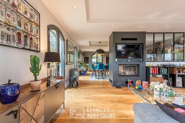 Maison de charme raffinée avec jardin bucolique et piscine