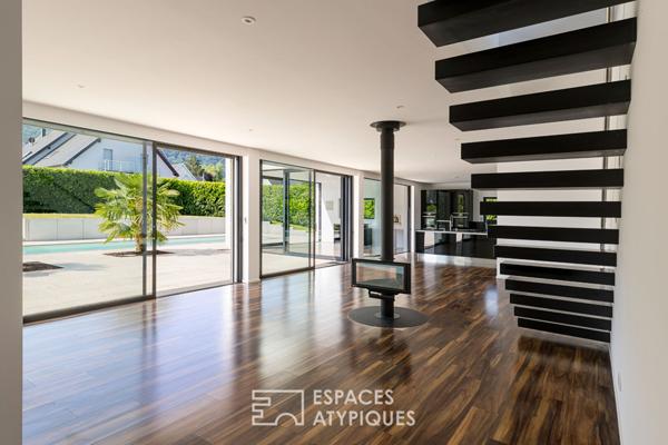 Villa contemporaine aux portes de la Suisse