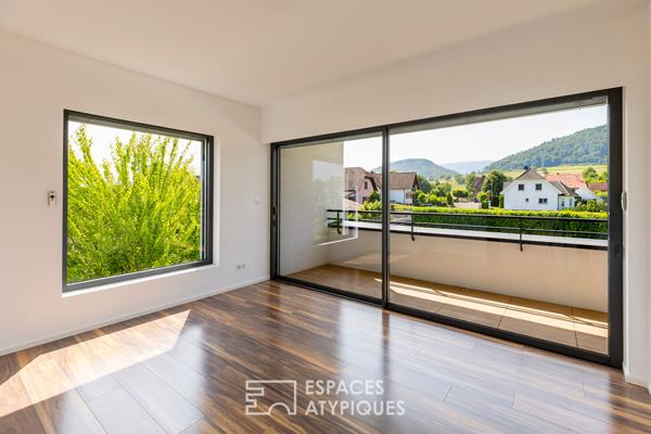 Villa contemporaine aux portes de la Suisse