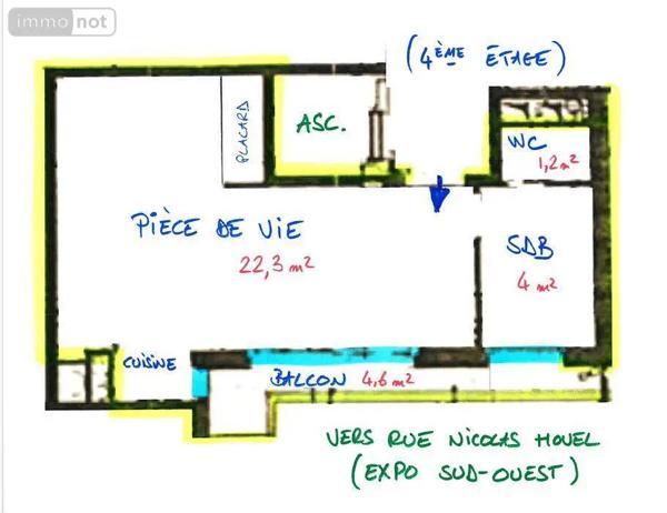 Achat - Appartement Paris 5e Arrondissement 75005 1 pièce 28 m 2