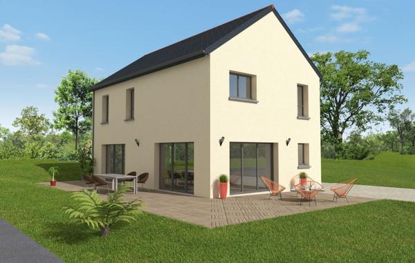 Terrain + Maison à vendre 5 pièces - 134 m²
