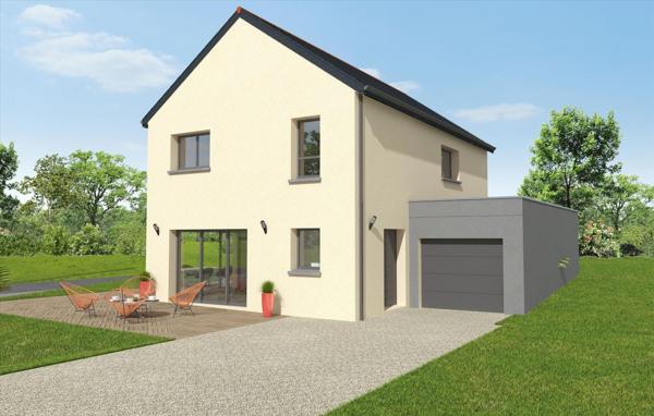 Terrain + Maison à vendre 5 pièces - 134 m²
