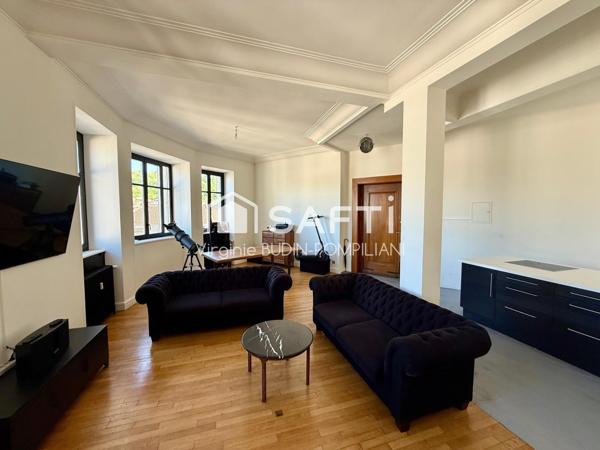 APPARTEMENT STYLE HAUSSMANNIEN CENTRE VILLE LONGWY BAS A 2 PAS DE LA GARE 3 CHAMBRES 1 CAVE