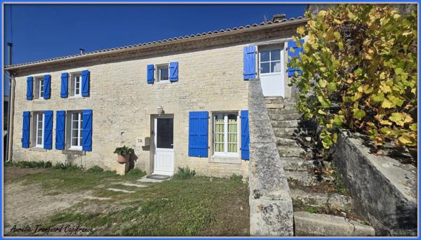 LONGÈRE DE CARACTÈRE de 3 chambres, entièrement rénovée depuis 2018 – MULTIPLES DÉPENDANCES ET POTENTIEL à proximité d'AULNAY DE SAINTONGE