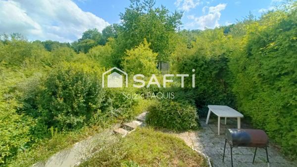 Gare à pied, maison avec sous-sol total !