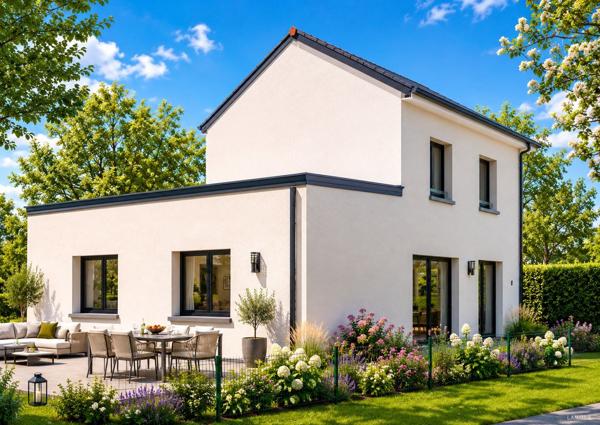 Terrain + Maison à vendre 5 pièces - 110 m²