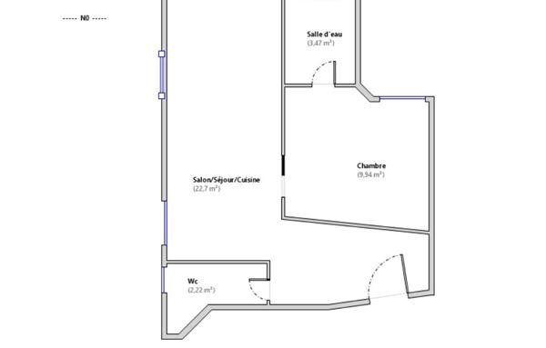Appartement de 38 m²