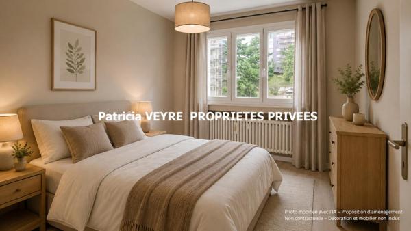 Saint-Étienne (42100) Appartement T4 de 81 m², 3 chambres,  balcon, garage et cave