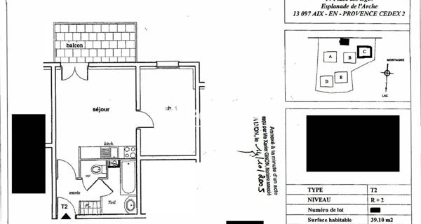 À vendre Appartement 2 pièces 39.1 m² - ÉVian-les-bains 74500