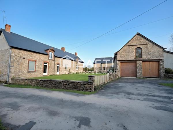 Maison de campagne,125 m2,bat et 5 ha agricoles