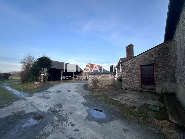 Maison de campagne,125 m2,bat et 5 ha agricoles