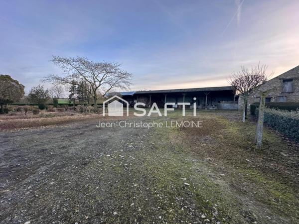 Maison de campagne,125 m2,bat et 5 ha agricoles