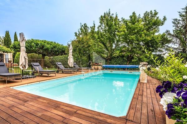 Maison à vendre à Bédoin avec piscine.124 m², terrain arboré de 1 345 m²