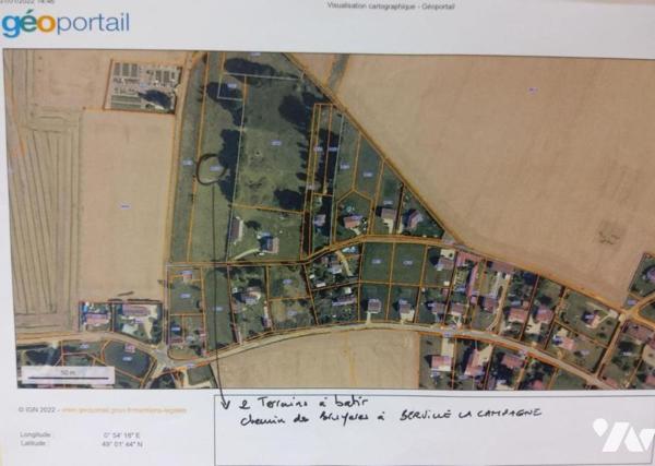 Terrain à bâtir BERVILLE-LA-CAMPAGNE