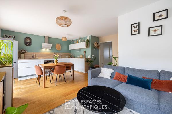 Rez-de-jardin au calme dans une résidence de standing