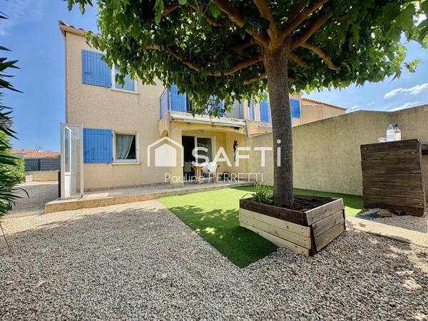 Pavillon individuel T4 77m2 avec jardin, balcon, garage et stationnements privatifs