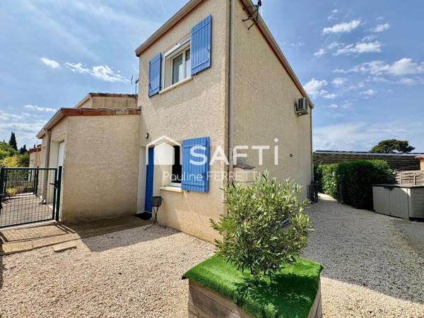 Pavillon individuel T4 77m2 avec jardin, balcon, garage et stationnements privatifs