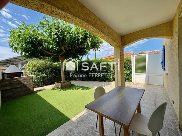 Pavillon individuel T4 77m2 avec jardin, balcon, garage et stationnements privatifs