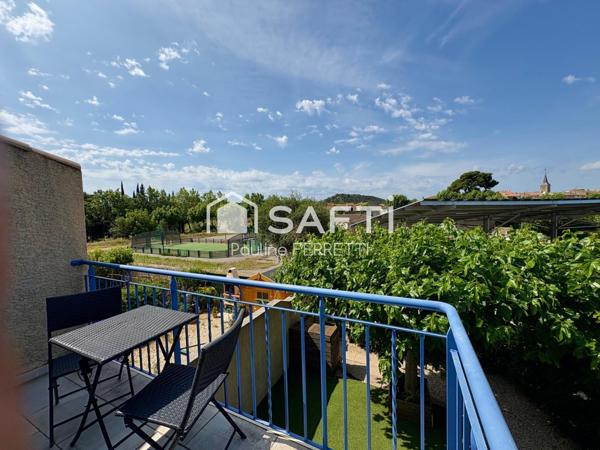 Pavillon individuel T4 77m2 avec jardin, balcon, garage et stationnements privatifs