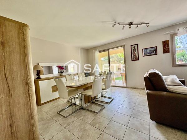 Pavillon individuel T4 77m2 avec jardin, balcon, garage et stationnements privatifs