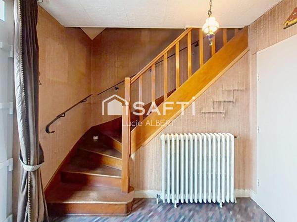 Maison lumineuse avec jardin, idéale pour un premier achat