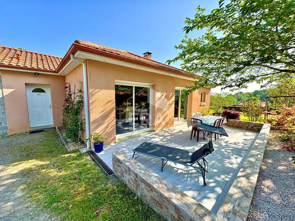 Maison familiale récente au calme, au fond d'une impasse 109m² habitables, terrain de 1300m²