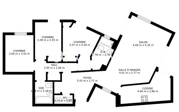 Exclusivité – Appartement 4 pièces toit terrasse dans résidence avec piscine, au coeur de la marina, MANDELIEU LA NAPOULE