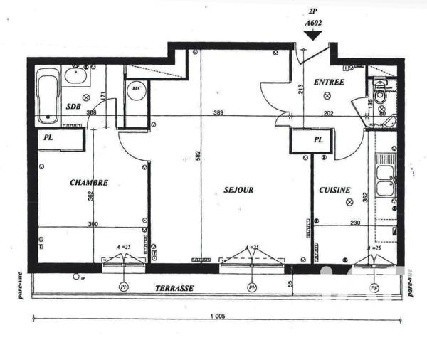 Appartement à vendre 2 pièces 52,66 m² Châtillon