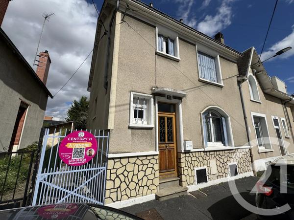 Maison à vendre  4 pièces - 121,40 m 2   CHATEAUROUX  - 36