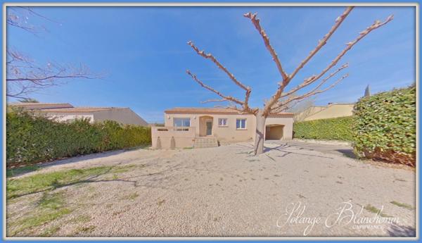 Maison T4 de plain-pied 4 faces avec garage et jardin – Magalas (34)