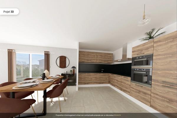 Maison T4 de plain-pied 4 faces avec garage et jardin – Magalas (34)