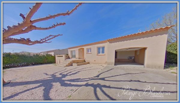 Maison T4 de plain-pied 4 faces avec garage et jardin – Magalas (34)