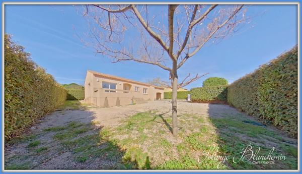 Maison T4 de plain-pied 4 faces avec garage et jardin – Magalas (34)